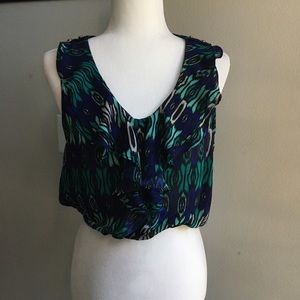 Charlotte Russe Sheer Blouse, size Medium